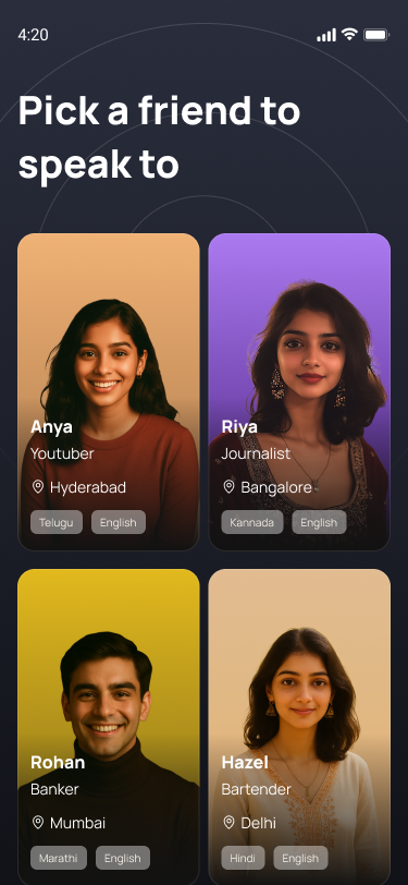 Friendz App Welcome Screen